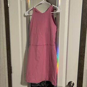 Beyond Yoga Pink Sleeveless Mini Dress